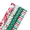 LaRibbons 30" x 10' Wrapping Paper Bundle (4-pack) | Watercolor Christmas